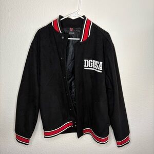 Black Men's wool blend Jacket